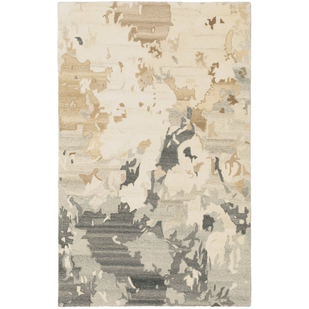 Oriental Weavers Anastasia 68009 Beige Contemporary Abstract Wool Indoor Area Rectangle Rug (SAK15753)