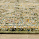 ORIENTAL WEAVERS Andorra 2417B Green Traditional Oriental Nylon Indoor Area Rectangle Rug (SAK52106)