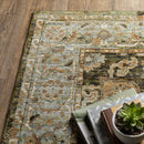 ORIENTAL WEAVERS Andorra 2417B Green Traditional Oriental Nylon Indoor Area Rectangle Rug (SAK52106)