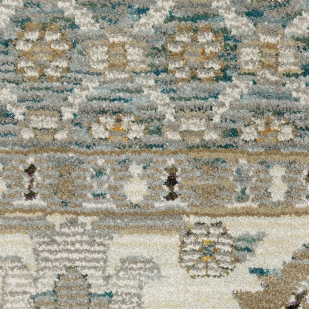 Oriental Weavers Andorra 2429A Blue Traditional Oriental Nylon Indoor Area Rectangle Rug (SAK32569)