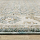 ORIENTAL WEAVERS Andorra 2429A Blue Traditional Oriental Nylon Indoor Area Rectangle Rug (SAK32569)