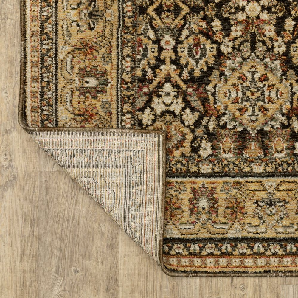 Oriental Weavers Andorra 2431A Brown Traditional Oriental Nylon Indoor Area Rectangle Rug (SAK54276)