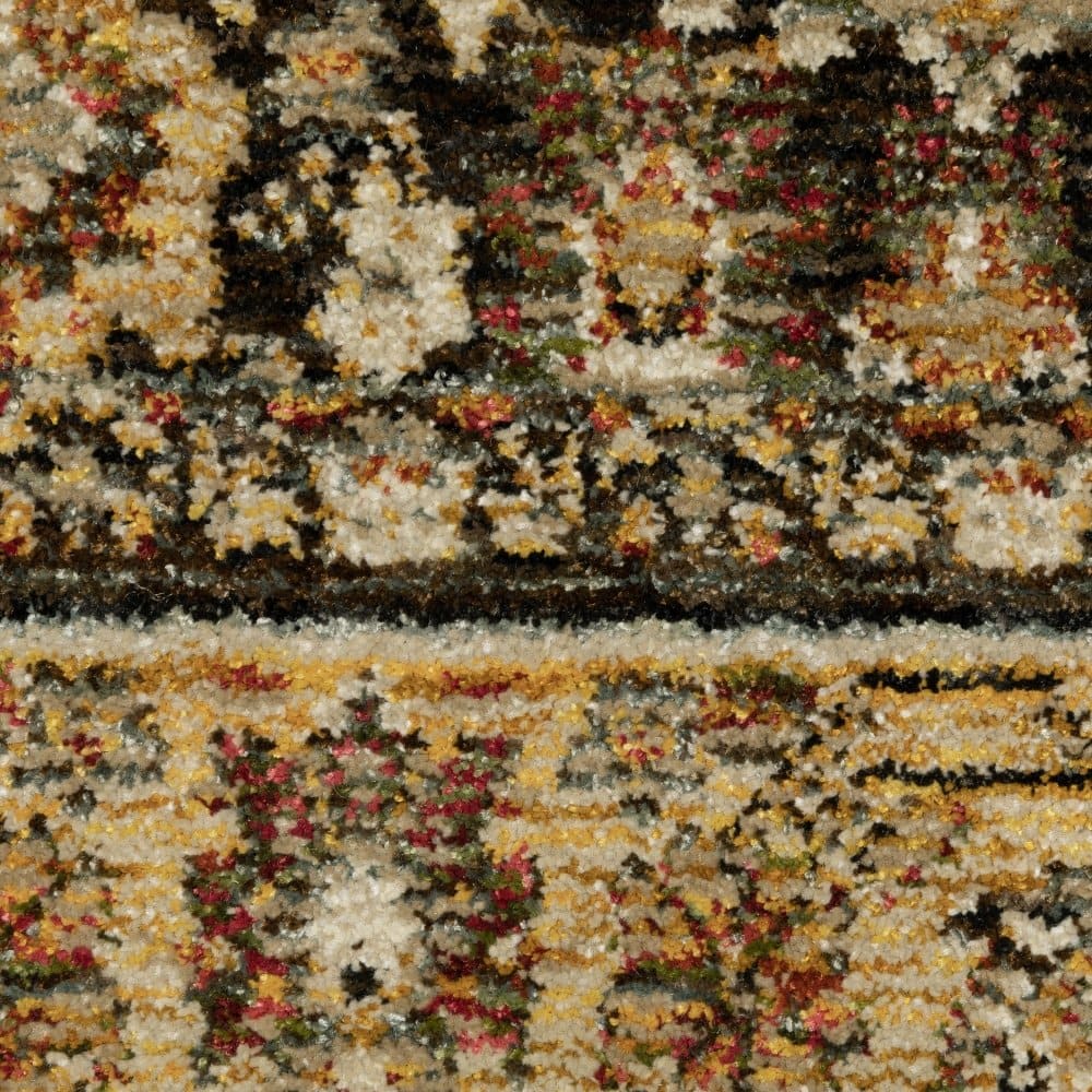 Oriental Weavers Andorra 2431A Brown Traditional Oriental Nylon Indoor Area Rectangle Rug (SAK54276)
