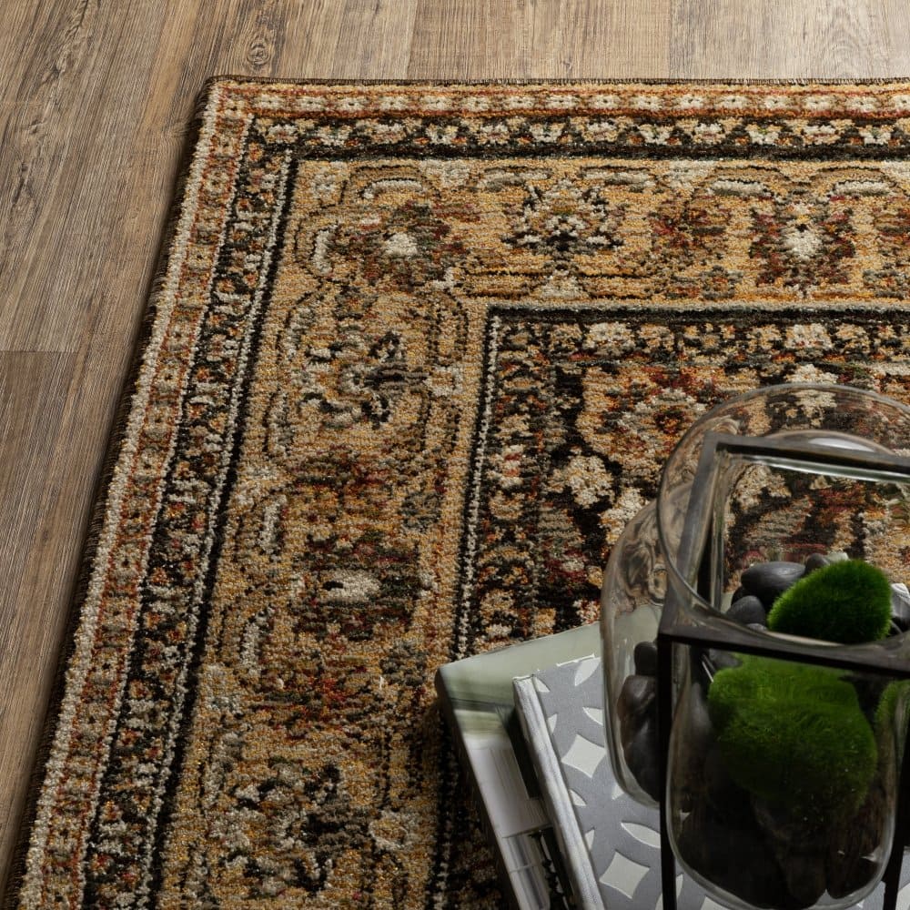Oriental Weavers Andorra 2431A Brown Traditional Oriental Nylon Indoor Area Rectangle Rug (SAK54276)
