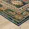 ORIENTAL WEAVERS Andorra 2442A Blue Southwestern Tribal Nylon Indoor Area Rectangle Rug (SAK54109)