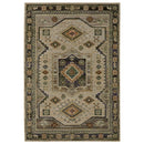 ORIENTAL WEAVERS Andorra 2442D Grey Bohemian Tribal Nylon Indoor Area Rectangle Rug (SAK17045)