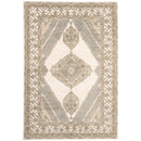 ORIENTAL WEAVERS Andorra 298C0 Beige Vintage Medallion Nylon Indoor Area Rectangle Rug (SAK17346)