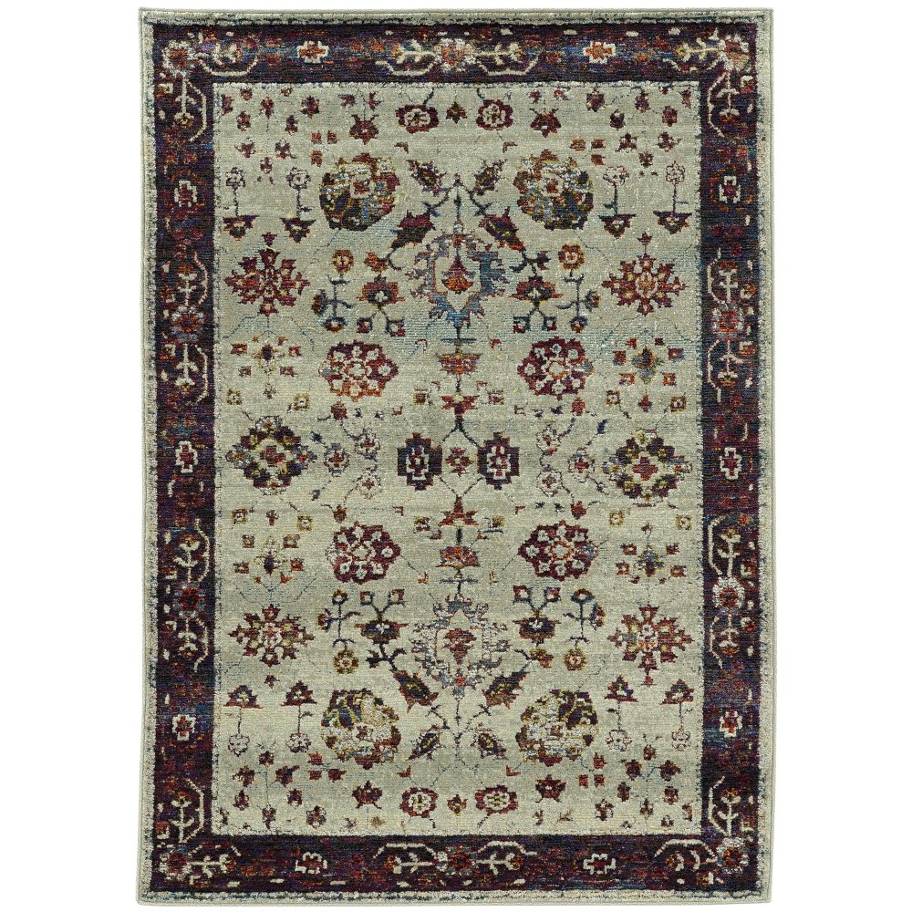 Oriental Weavers Andorra 6842D Red Traditional Persian Nylon Indoor Area Rectangle Rug (SAK03258)