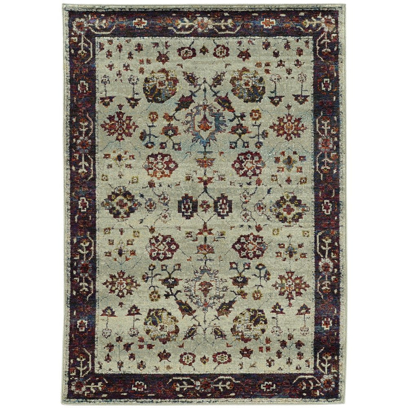 ORIENTAL WEAVERS Andorra 6842D Red Traditional Persian Nylon Indoor Area Rectangle Rug (SAK03258)