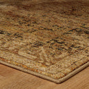 ORIENTAL WEAVERS Andorra 6845D Brown Vintage Oriental Nylon Indoor Area Rectangle Rug (SAK78905)