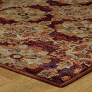 ORIENTAL WEAVERS Andorra 6883A Red Bohemian Medallion Nylon Indoor Area Rectangle Rug (SAK89302)