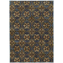 ORIENTAL WEAVERS Andorra 6883C Blue Bohemian Medallion Nylon Indoor Area Rectangle Rug (SAK10987)