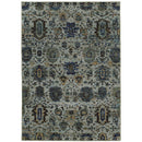 ORIENTAL WEAVERS Andorra 7120A Blue Vintage Medallion Nylon Indoor Area Rectangle Rug (SAK04132)