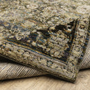 ORIENTAL WEAVERS Andorra 7125C Green Vintage Oriental Nylon Indoor Area Rectangle Rug (SAK16489)