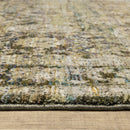 ORIENTAL WEAVERS Andorra 7125C Green Vintage Oriental Nylon Indoor Area Rectangle Rug (SAK16489)