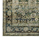 ORIENTAL WEAVERS Andorra 7125C Green Vintage Oriental Nylon Indoor Area Rectangle Rug (SAK16489)