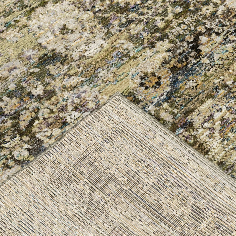 ORIENTAL WEAVERS Andorra 7125C Green Vintage Oriental Nylon Indoor Area Rectangle Rug (SAK16489)