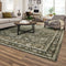 ORIENTAL WEAVERS Andorra 7125C Green Vintage Oriental Nylon Indoor Area Rectangle Rug (SAK16489)