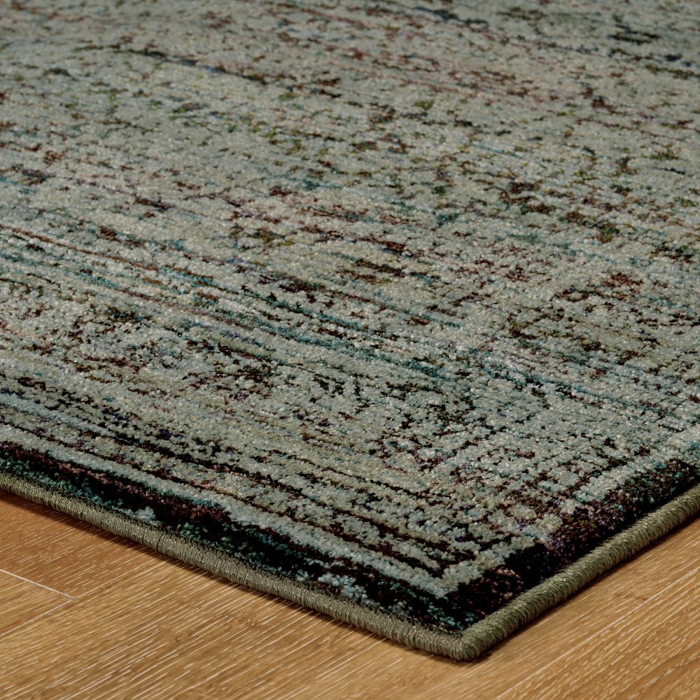 Oriental Weavers Andorra 7127A Blue Bohemian Oriental Nylon Indoor Area Rectangle Rug (SAK54208)