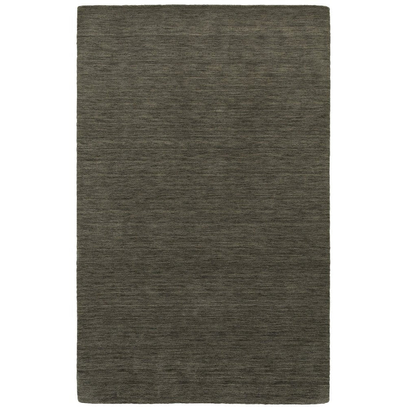 ORIENTAL WEAVERS Aniston 27102 Charcoal Contemporary Solid Wool Indoor Area Rectangle Rug (SAK92417)