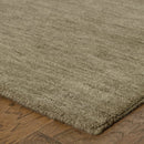 ORIENTAL WEAVERS Aniston 27105 Green Timeless Chic Solid Wool Indoor Area Rectangle Rug (SAK57821)