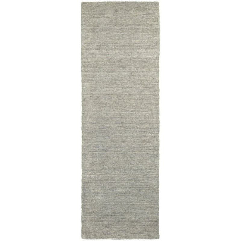 ORIENTAL WEAVERS Aniston 27108 Gray Modern Solid Wool Indoor Area Rectangle Rug (SAK16402)