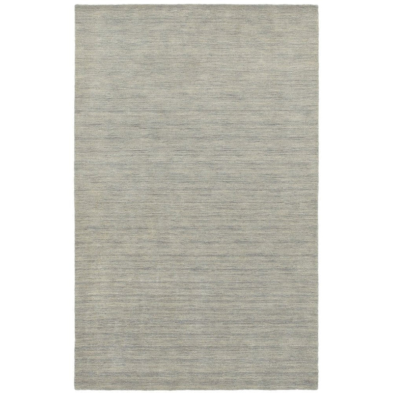 ORIENTAL WEAVERS Aniston 27108 Gray Modern Solid Wool Indoor Area Rectangle Rug (SAK16402)