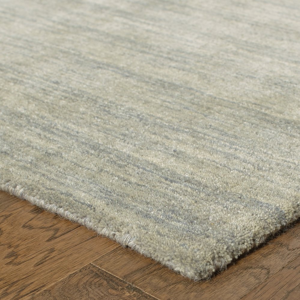 Oriental Weavers Aniston 27108 Gray Modern Solid Wool Indoor Area Rectangle Rug (SAK16402)