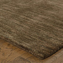 ORIENTAL WEAVERS Aniston 27109 Brown Contemporary Solid Wool Indoor Area Rectangle Rug (SAK51403)