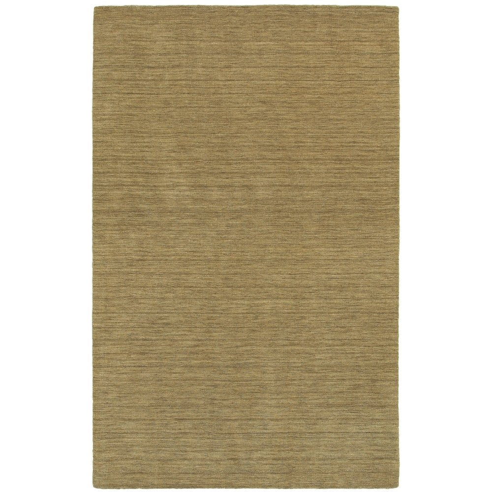 Oriental Weavers Aniston 27110 Gold Sleek Opulence Solid Wool Indoor Area Rectangle Rug (SAK98135)