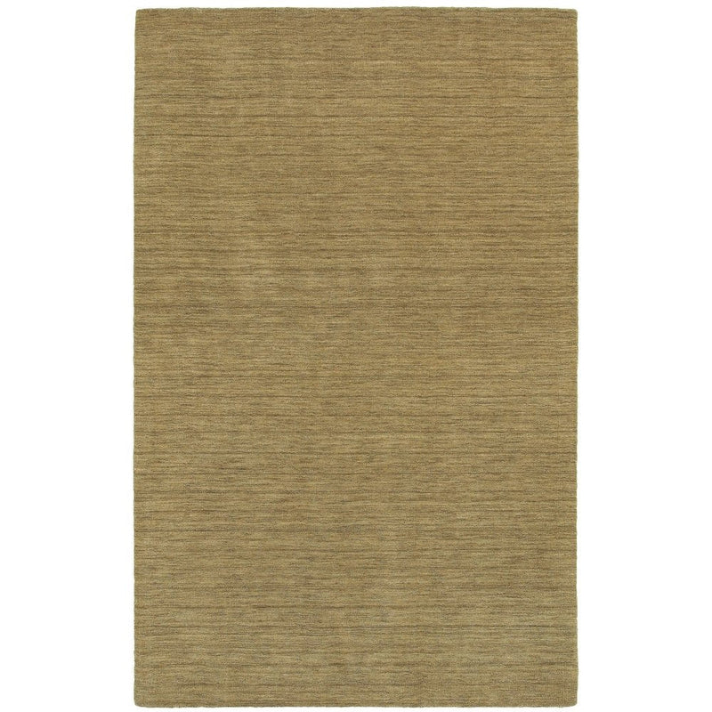 ORIENTAL WEAVERS Aniston 27110 Gold Sleek Opulence Solid Wool Indoor Area Rectangle Rug (SAK98135)