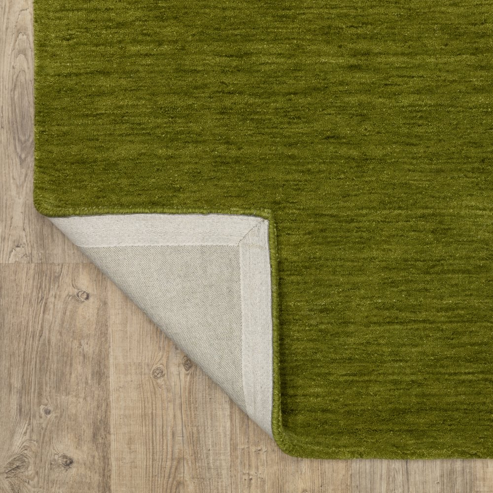 Oriental Weavers Aniston 27116 Olive Casual Sleek Solid Wool Indoor Area Rectangle Rug (SAK17248)