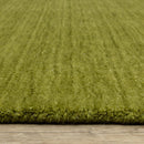 ORIENTAL WEAVERS Aniston 27116 Olive Casual Sleek Solid Wool Indoor Area Rectangle Rug (SAK17248)