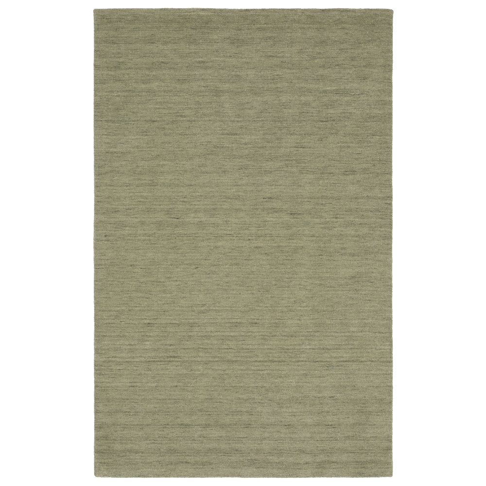 ORIENTAL WEAVERS Aniston 27120 Sage Opulent Modern Solid Wool Indoor Area Rectangle Rug (SAK51302)