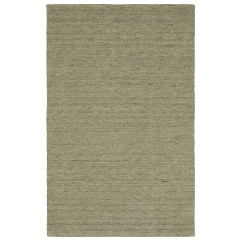 ORIENTAL WEAVERS Aniston 27120 Sage Opulent Modern Solid Wool Indoor Area Rectangle Rug (SAK51302)