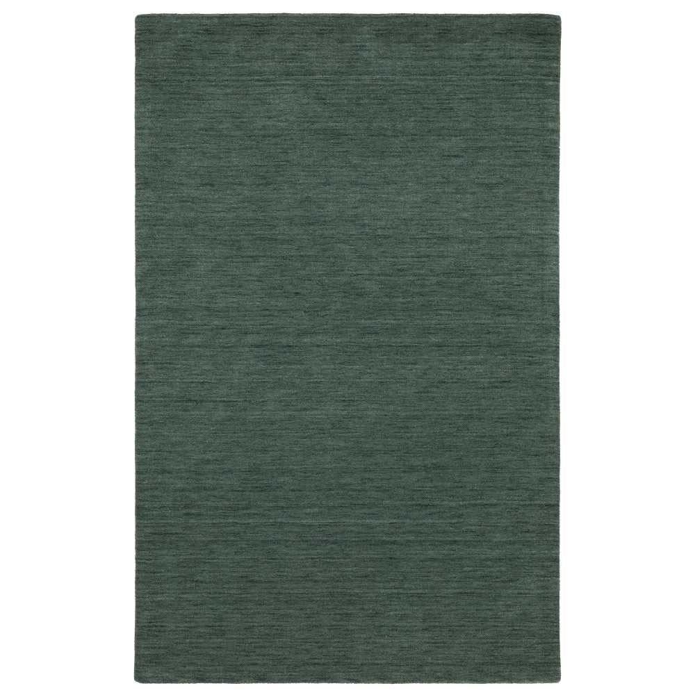 Oriental Weavers Aniston 27121 Teal Casual Solid Wool Indoor Area Rectangle Rug (SAK10236)