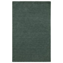 ORIENTAL WEAVERS Aniston 27121 Teal Casual Solid Wool Indoor Area Rectangle Rug (SAK10236)