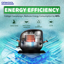 Orikool 27 Inch Commercial 23 Cu.Ft Reach-In Stainless Steel Freezer (SAK96352) - Saksby Wholesale - Compressor Features