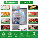 Orikool 27 Inch Commercial 23 Cu.Ft Reach-In Stainless Steel Freezer (SAK96352) - Saksby Wholesale - Features