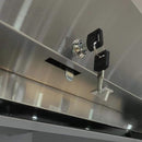 Orikool 27 Inch Commercial 23 Cu.Ft Reach-In Stainless Steel Freezer (SAK96352) - Saksby Wholesale - Lock Details