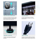 Orikool 53-Inch Energy Efficient Commercial Back Bar Drink Cooler With LED Lighting And 3 Glass Doors (SAK12097) - Saksby Wholesale - Product Features