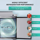 Orikool Commercial Refrigerator Sandwich & Salad Prep Table With Butcher Block Cutting Board (SAK31598) - Saksby Wholesale - Temperature View