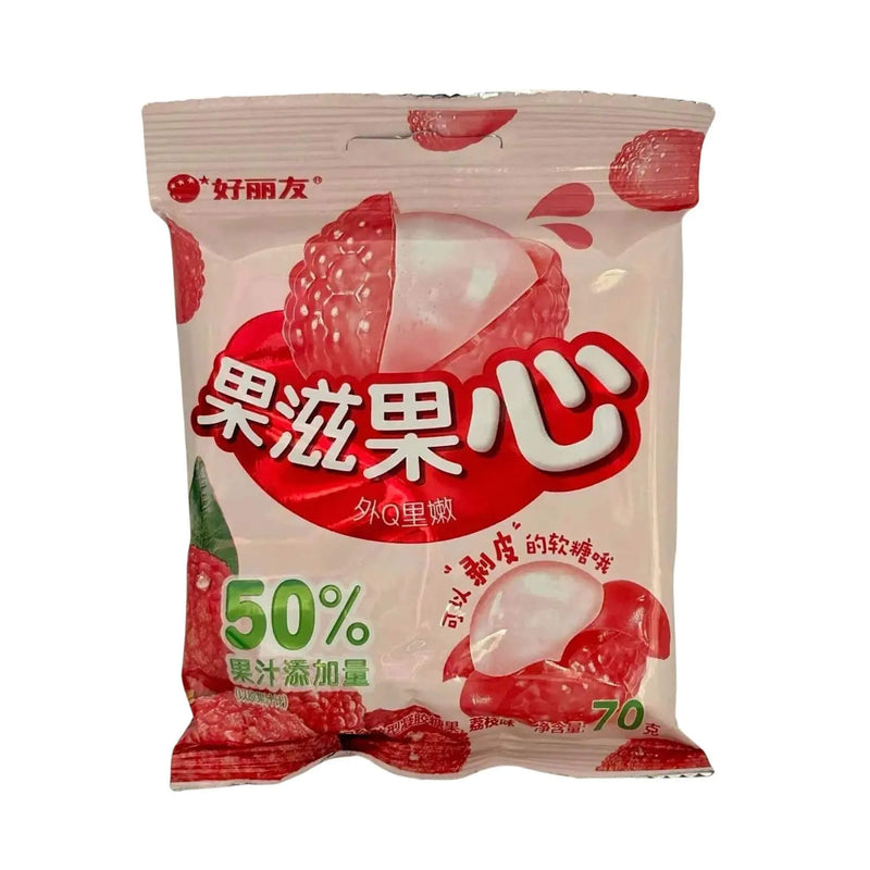 Orion Lychee Kernel Jelly – Refreshing Lychee Flavored Jelly Snack (Korea)