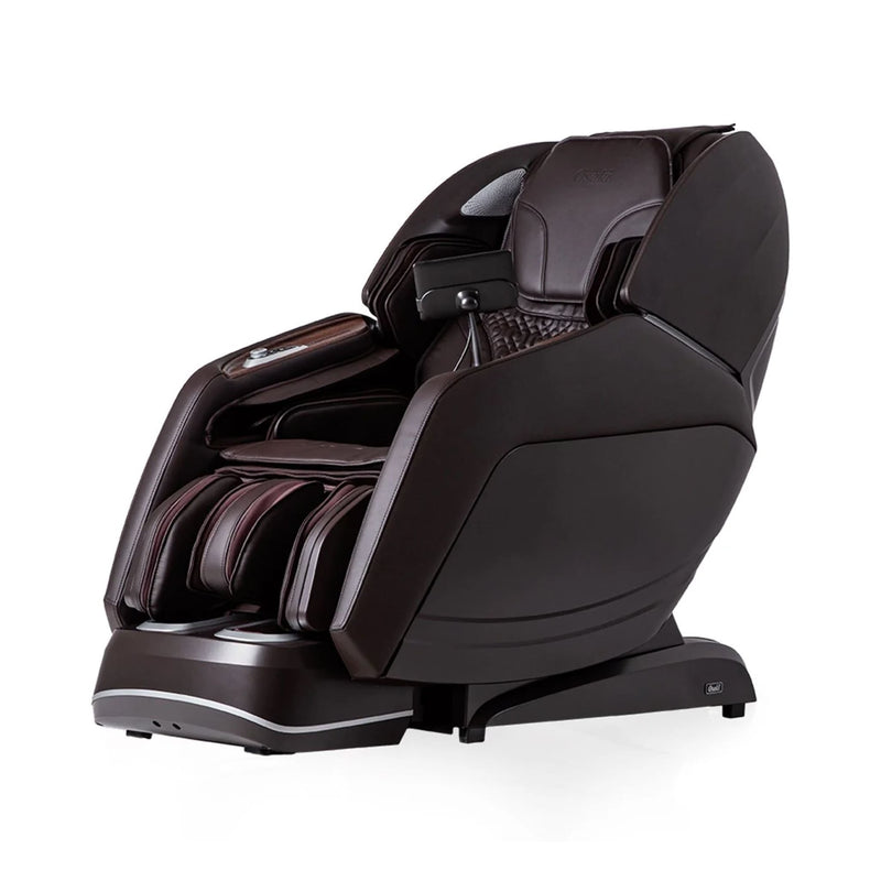 Osaki 4D Manhattan Duo Mech Massage Chair With Smart Auto Body Scan Brown SAK53948 - Front Left View