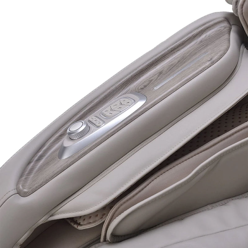 Osaki 4D Manhattan Duo Mech Massage Chair With Smart Auto Body Scan Taupe SAK53948 - Arm Controls