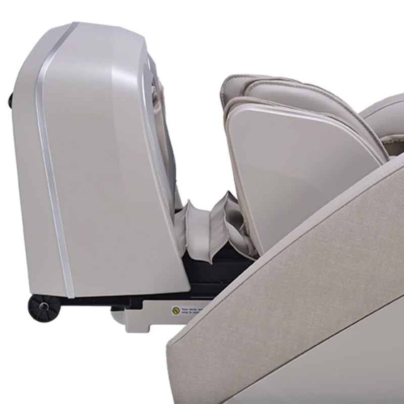 Osaki 4D Manhattan Duo Mech Massage Chair With Smart Auto Body Scan Taupe SAK53948 Saksby - Extended Footrest