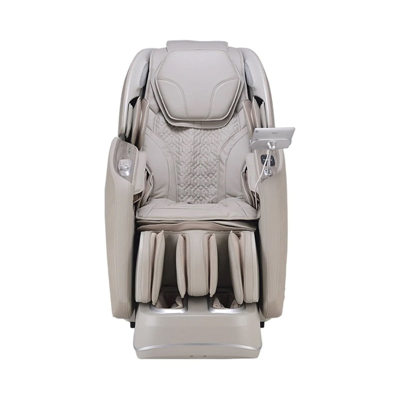 Osaki 4D Manhattan Duo Mech Massage Chair With Smart Auto Body Scan Taupe SAK53948 SAKBY - Front View