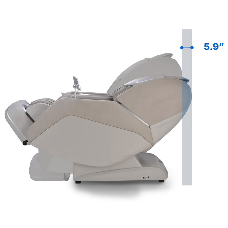 Osaki 4D Manhattan Duo Mech Massage Chair With Smart Auto Body Scan Taupe SAK53948 - Zero Gravity Reclining Space Saving Technology