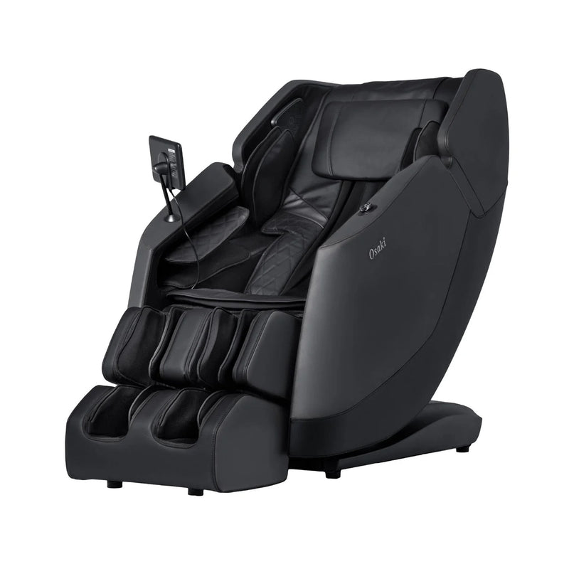Osaki Ziva 2D Zero Gravity Full Body Massage Chair With Bluetooth Speakers Black SAK93806 Saksby - Front Left View