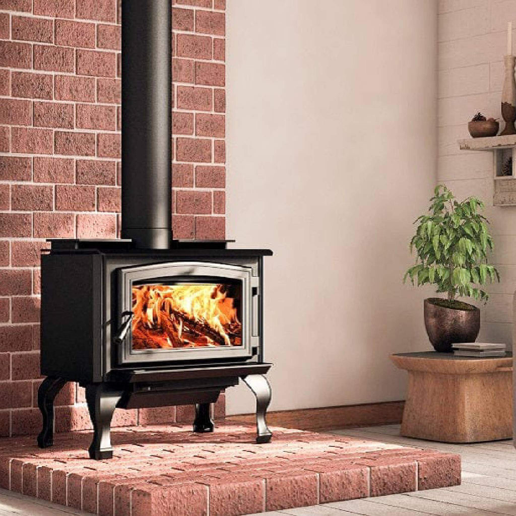 OSBURN 1700 Wood-Burning Stove [OB01700] SAKSBY - Front Left View